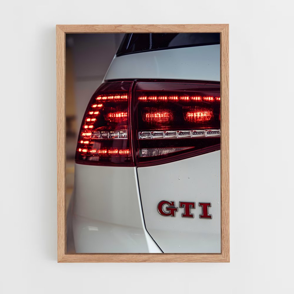Poster GTI Blitz – affiche Volkswagen (vue 4)